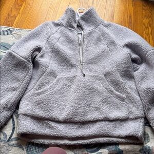 Cozy Lululemon Gray Women's Fleece Jacket